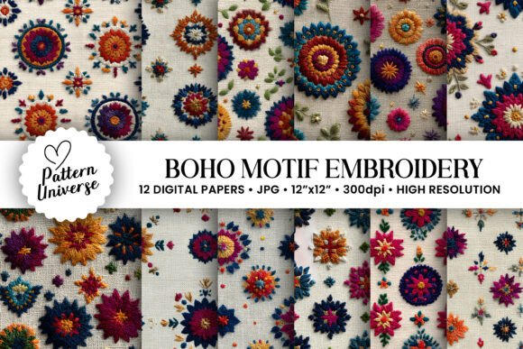 Boho Motif Embroidery: A Perfect Gift Choice