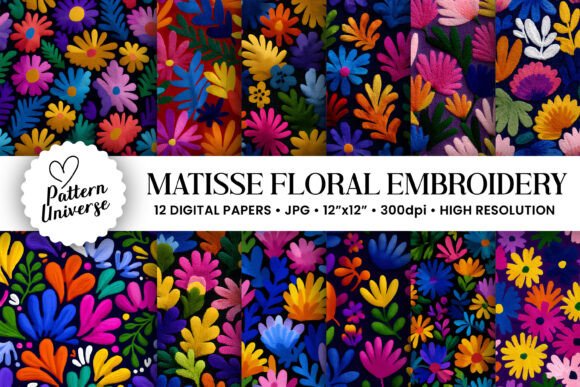 Bright Matisse Flowers for Business Merch