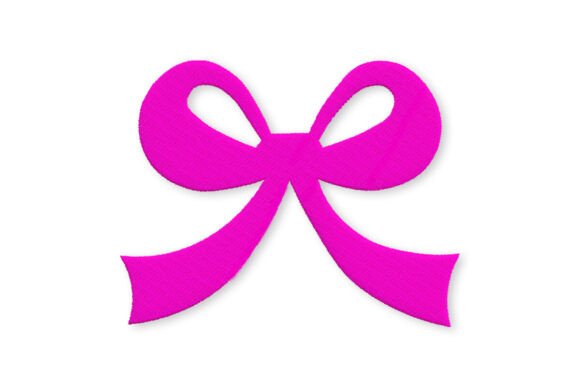 Charming Bow Embroidery Design for Handmade Creations
