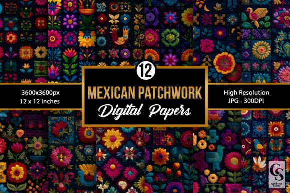 Exploring Mexican Patchwork Embroidery Patterns