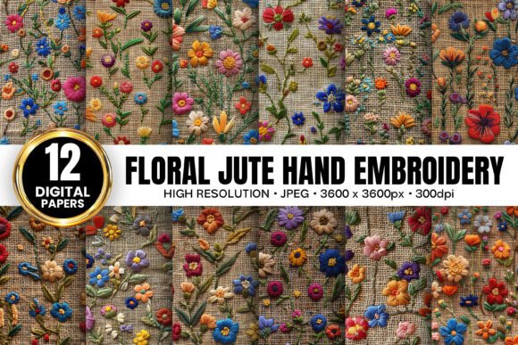 Floral Jute Hand Embroidery Patterns Review