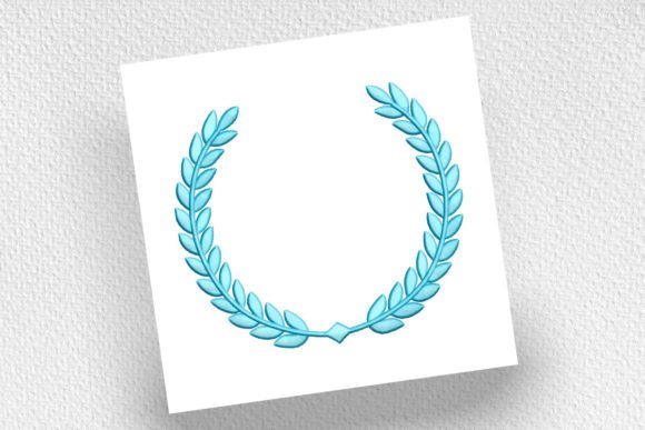 Leaf Wreath: A Versatile Embroidery Design for Apparel
