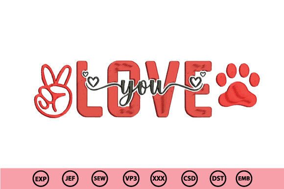 Love Embroidery Design: A Valentine's Must-Have