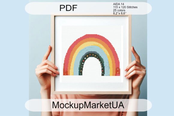Rainbow Cross Stitch Patterns for Creative Apparel