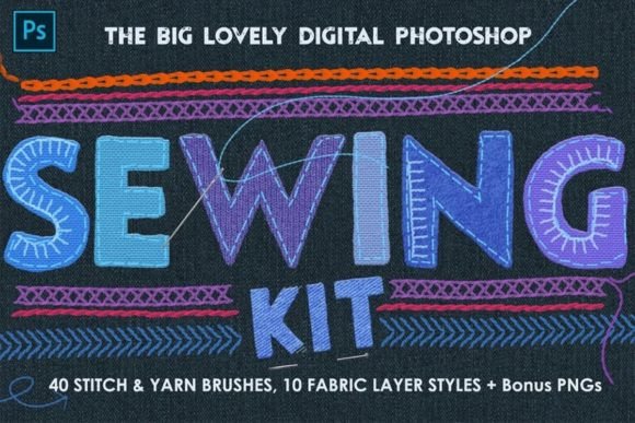 Review: Sewing Embroidery PS Brushes for Holidays