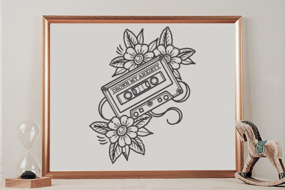 Tape Flower: A Premium Embroidery Design